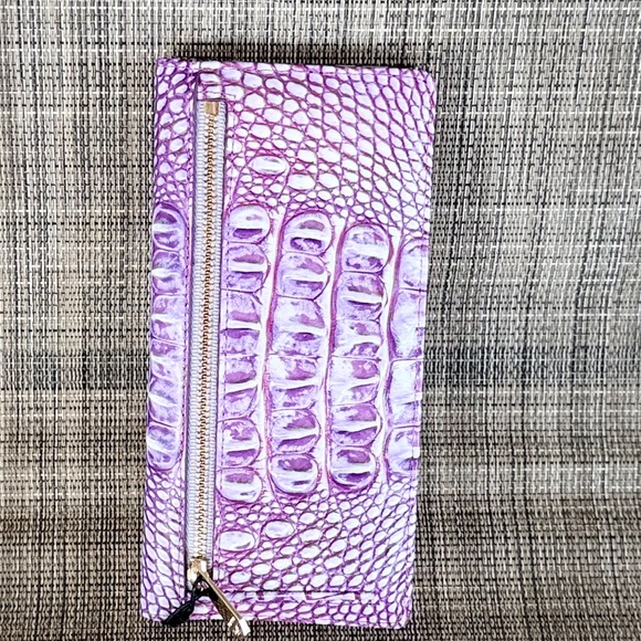 NWT Brahmin Ady Wallet in BOYSENBERRY Melbourne - Picture 5 of 5